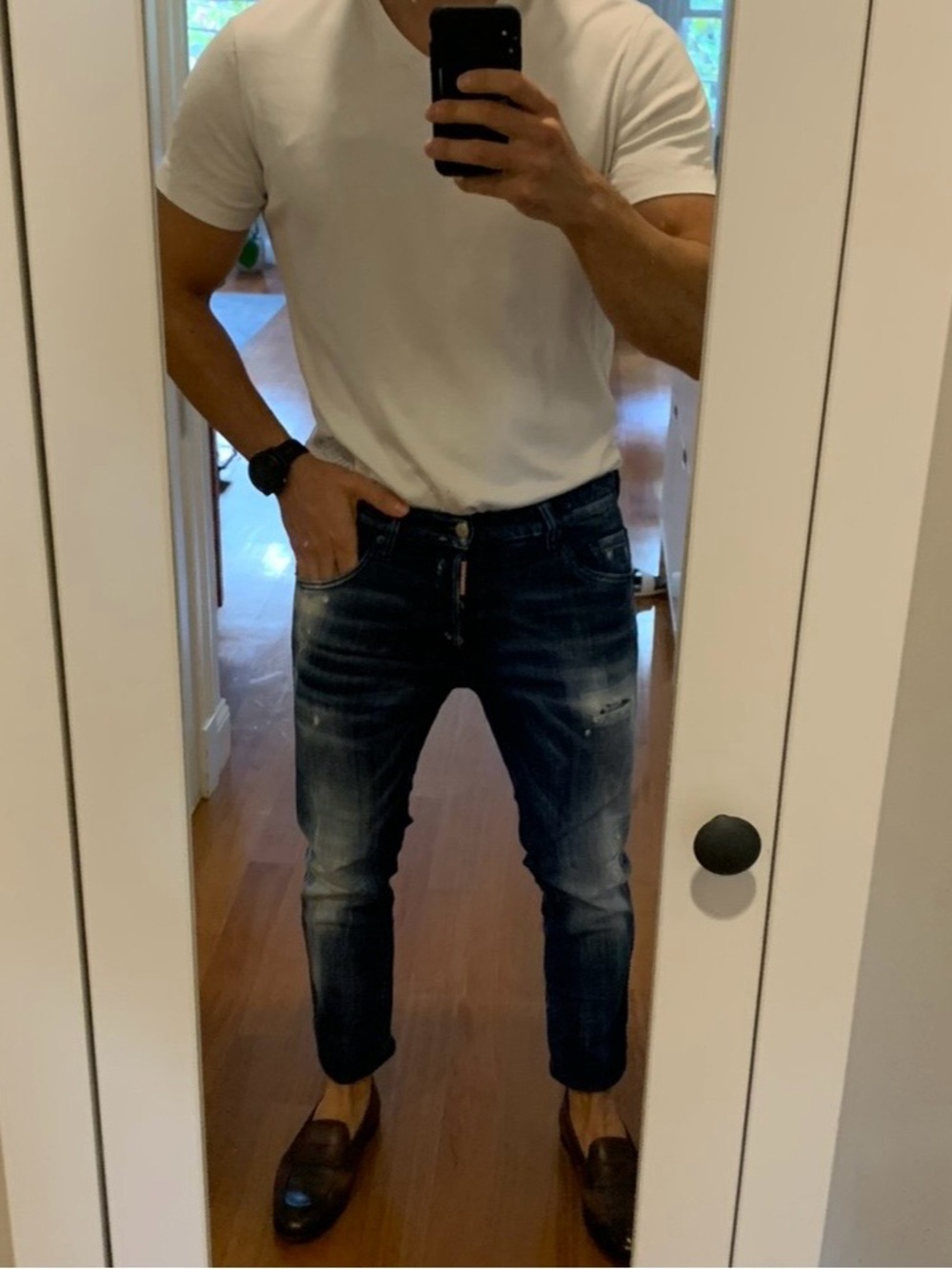 DSQUARED2 Faded Blue Slim Jeans